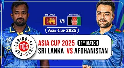 Sri Lanka vs Afghanistan – Asia Cup 2025 Banner
